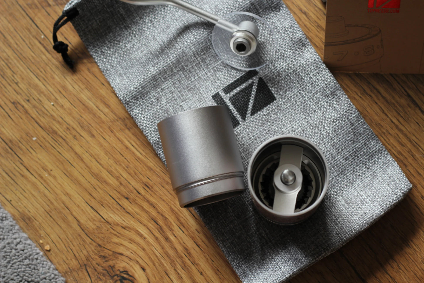 1ZPRESSO Q HEPTAGONAL MANUAL COFFEE GRINDER